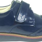 ORTAÇ Unisex Filet Lacivert Rugan Cırtlı Oxford Termo Tabanlı Ayakkabı
