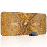 Ortaçağ Sanat Oyuncu Gaming Mouse Pad Kauçuk Kaymaz Taban Mousepad (V4, 70x30 XL)