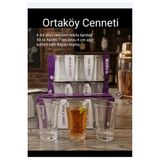 ORTAKÖYCENNETİ Shot tekila zemzem bardağı kaliteli yeni ürün 50 cc Hacim 7 cm boyu 4 cm ağız rayan marka