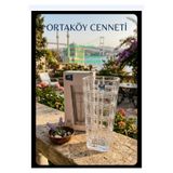 ORTAKÖYCENNETİ Vazo KRISTAL kaliteli orjınal kutusunda 1 ad 24 cm boyunda 11 cm ağız genişliği 8 cm taban genişliği