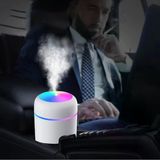 Ortam Nemlendirici Bataryalı Şarjlı H2o Araç İçi Ev Ofis Rgb Renkli Işıklı Buhar Makinası