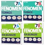 Ortaöğretim Fenomen Okul 2027 7. Sınıf Türkçe + Fen Bilimleri A + B Serisi Soru Seti 4 Kitap Maarif Model 5193999019
