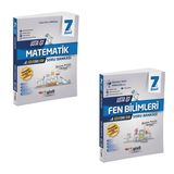 Ortaöğretim Gizli 2027 7. Sınıf Matematik + Fen Bilimleri Usta İşi Soru + Kavram Haritası Seti 2 Kitap Maarif Model 1981921098