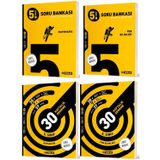 Ortaöğretim Hız 2025 5. Sınıf Matematik + Fen Bilimleri Haftalık Deneme + Soru Seti 4 Kitap 4113942811