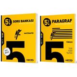 Ortaöğretim Hız 2025 5. Sınıf Matematik + Paragraf Soru Bankası Seti 2 Kitap 3441921444