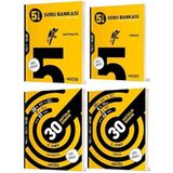Ortaöğretim Hız 2025 5. Sınıf Matematik + Türkçe Haftalık Deneme + Soru Seti 4 Kitap 4123942812