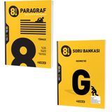 Ortaöğretim Hız Lgs 2024 8. Sınıf Paragraf + Geometri Soru Bankası 2 Kitap 6161959016