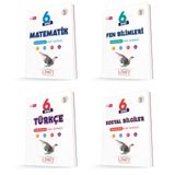 Ortaöğretim Limit 2026 6. Sınıf Matematik + Türkçe + Fen + Sosyal Soru Bankası Seti 4 Kitap Maarif Model 2193910219