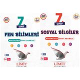 Ortaöğretim Limit 2027 7. Sınıf Fen Bilimleri + Sosyal Bilgiler Soru Bankası Seti 2 Kitap Maarif Model 2521955152