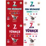 Ortaöğretim Limit 2027 7. Sınıf Fen Bilimleri + Türkçe Konu Anlatım Föyleri + Soru Bankası Seti 4 Kitap Maarif Model 2623910362