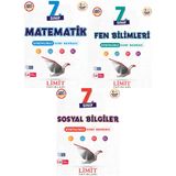 Ortaöğretim Limit 2027 7. Sınıf Matematik + Fen Bilimleri + Sosyal Bilgiler Soru Bankası Seti 3 Kitap Maarif Model 2552982755