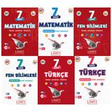 Ortaöğretim Limit 2027 7. Sınıf Matematik + Fen Bilimleri + Türkçe Konu Anlatım Föyleri + Soru Bankası Seti 6 Kitap Maarif Model 2655865565