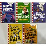 Ortaokul ( 4. 5. 6. 7. 8. Sınıf) Eğitici ve Eğlenceli Hikaye Kitabı Roman Seti 5 Kitap Set