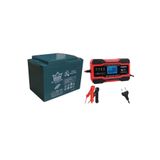 ORTEC 12V 100AH JEL AKÜ VE 10 AMPER ŞARJ CİHAZI UCOMEN