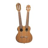 Ortega HYDRA Double Neck 4 ve 8 Telli Tenor Ukulele (Satin Finish)
