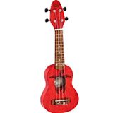 Ortega Keiki Turtle Sopranino Ukulele (Fire Red)