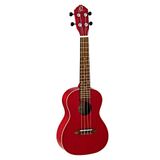 Ortega Rufire Rufıre Concert Ukulele (red Satin)