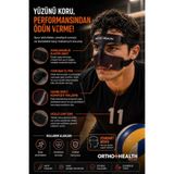 orthohealthmedical BURUN KORUYUCU RİNOPLASTİ FUTBOL BASKETBOL BURUN AMELİYATI SONRASI MASKE (1 ADET Jel Hediyelidir)
