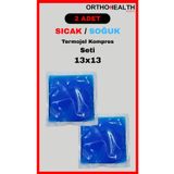 orthohealthmedical Termojel Sıcak Kompres Jel Soğuk Kompres Jel Buz Paketi( 2 Adet 13X13CM)