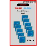 orthohealthmedical Termojel Sıcak Kompres Soğuk Kompres Jel Buz Paketi (10ADET 13X13CM))