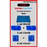 orthohealthmedical Termojel Sıcak Ve Soğuk Kompres Buz Paketi (5'Lİ Set Büyük+ Orta+ Küçük)