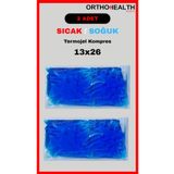 orthohealthmedical Termojel Sıcak Ve Soğuk Kompres Jel Buz Paketi, (2 Adet 13x26cm)