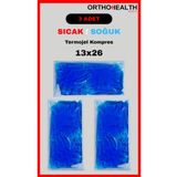 orthohealthmedical Termojel Sıcak Ve Soğuk Kompres Jel Buz Paketi, (3 Adet 13x26cm)