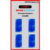orthohealthmedical Termojel Sıcak Ve Soğuk Kompres Jel Buz Paketi,( 4 Adet 13x26cm