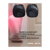 orthohealthmedical Topuk Dikeni Silikon Destekli Topuk Çorabı Siyah No:1 (36 -40 ) No:2 (41-45) ( 1 ÇİFT GÖNDERİLİR)