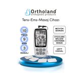 Ortholand 2 Kanallı Tens Ems Masaj Cihazı Portatif Fizik Tedavi Cihazı
