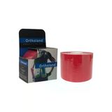 Ortholand Kırmızı Renk Kinesi Band Sporcu Kas Ağrı Bandı Kinezyo Tape 5,5
