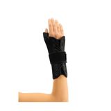 Ortholand Statik Başparmak Destekli El Bilek Splinti Siyah Bedensiz (Airtex Kumaş)Ml-0111-024