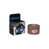 Ortholand Ten Renk Kinesio Bandı Kahverengi 5 cm x 5 mt Spor Kas Ağrıları İçin Kullanım