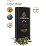 Orthosia Chef Memecik 5 Lt Olgun Hasat Soğuk Sıkım Natürel Sızma Zeytinyağı Yeni Hasat 25/26