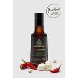 Orthosia Hot Chili& Garlic- Acı Biber& Sarımsak Çeşnili Soğuk Sıkım Natürel Sızma Zeytinyağı 250 ml