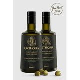 Orthosia Premium Memecik Erken Hasat Soğuk Sıkım Zeytinyağı 500 ml 2'li Avantaj Paketi - 1 lt