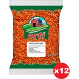 Orti Kırmızı Mercimek 12 x 1 kg - 12 kg
