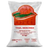 Orti Yeşil Mercimek 25 Kg.