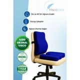 Ortopedik Bel ve Oturma Minderi 2'li Takım - 35 × 45 cm - Lacivert