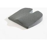 Ortopedik Eğimli Visco Minder Ofis Araba Koltuk Oturma Minderi 42X40X9X2 cm - 42 x 40 cm - Gri