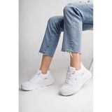 Ortopedik Kaymaz Kırılmaz Taban Konforlu Ortopedik Sneakers Yürüyüş Spor Ayakkabı - Beyaz-Gri