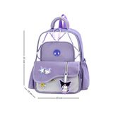 Ortopedik Kız Çocuk Ultra Lüx Anaokulu Sırt Çantası Kreş Çantası 33*25 Cm Su İtici Kumaş
