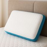 Ortopedik Klimalı Visco Yastık 60X40X10 cm – Ergonomik Uyku Yastığı - 60 x 40 x 12 cm - Beyaz