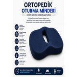 Ortopedik Oturma Minderi – Hafızalı Visco Köpük Kuyruk Sokumu Destek Yastığı, Uzun Süreli Oturuşlar İçin Ergonomik Ofis Ve Araç Koltuğu