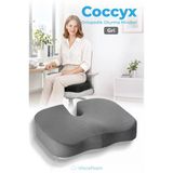 Ortopedik Oturma Minderi Hemeroid Kuyruk Sokumu Coccyx Oturma Minderi Visco Minder Gri