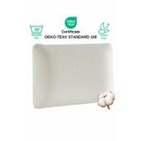 Ortopedik, Sertifikalı Visco Visko Bütün Sünger Yastık 60x40x15 Cm 1250 gr Omuz/boyun Destekli
