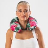 Ortopedik Seyahat Yastığı Visco Boyun Yastığı - Karpuz - 30 x 30 cm - Kırmızı