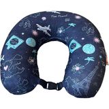 Ortopedik Seyahat Yastığı Visco Boyun Yastığı - Travel - 30 x 30 cm - Mavi