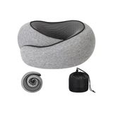 Ortopedik Spiral Boyun Destekli Seyahat Yastığı - %100 Visko