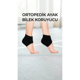 Ortopedik Topuk Dikeni Destekli Silikonlu Çorap 2'Li Set